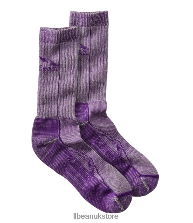 Accessories L.L.Bean Cresta Wool Lightweight Hiking Socks Lilac Men 0VRR665195