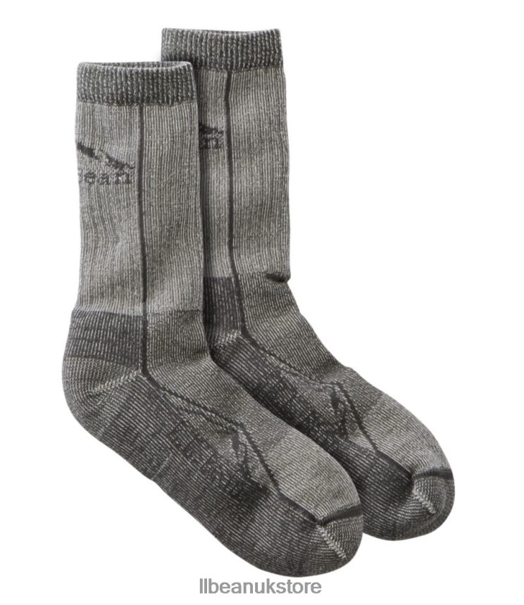 Accessories L.L.Bean Cresta Wool Lightweight Hiking Socks Platinum Men 0VRR666108