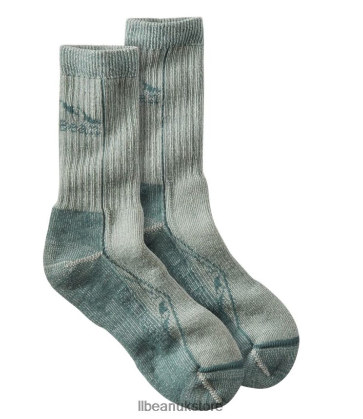Accessories L.L.Bean Cresta Wool Midweight Hiking Socks Light Everglade Men 0VRR66333