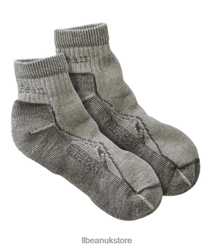 Accessories L.L.Bean Cresta Wool Midweight Hiking Socks Platinum Men 0VRR665909