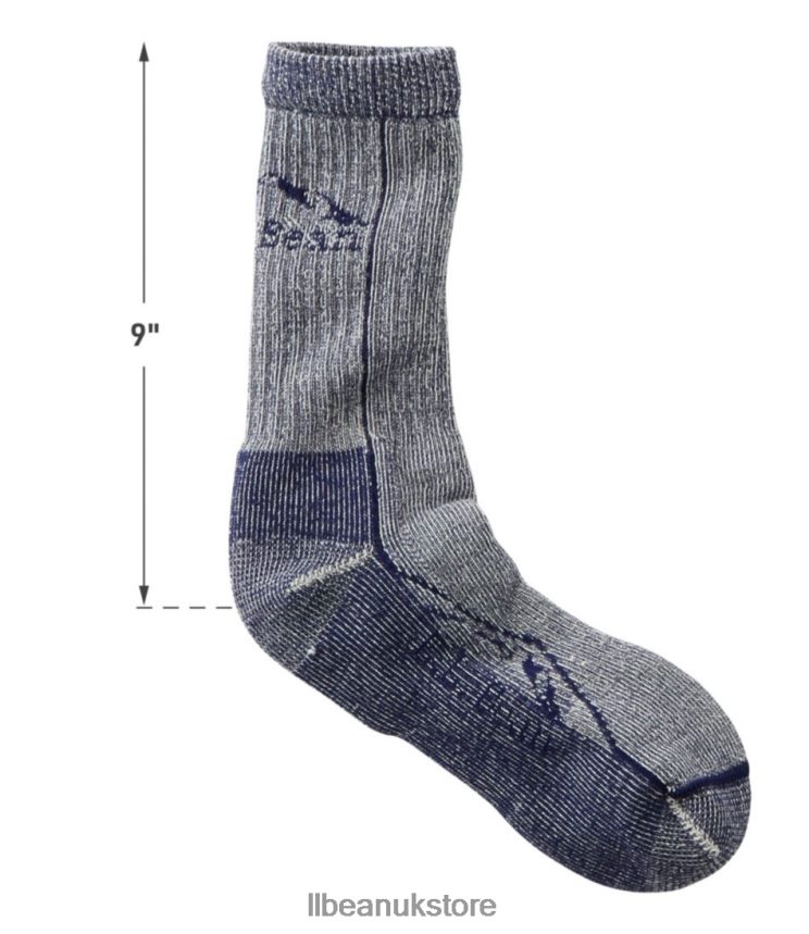 Accessories L.L.Bean Cresta Wool Midweight Hiking Socks Platinum Men 0VRR666545