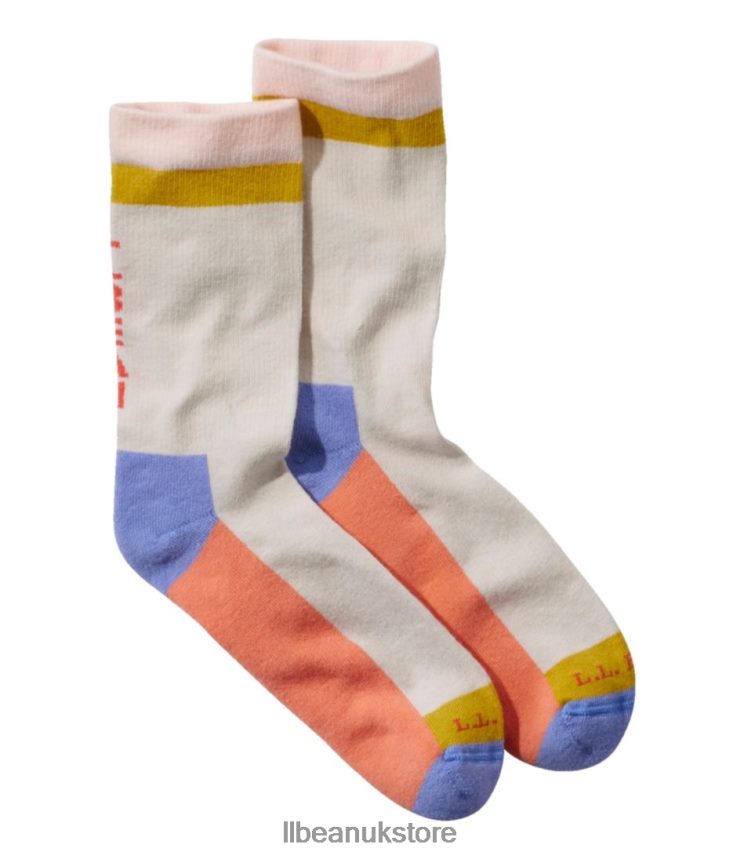 Accessories L.L.Bean Wicked Soft Cotton Socks Silver Birch Men 0VRR666922