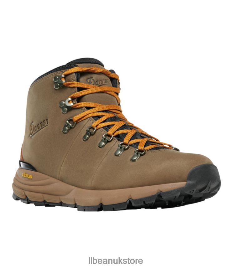 Footwear L.L.Bean Danner Mountain 600 Waterproof Hiking Boots Chocolate Chip/Golden Oak Men 0VRR661196