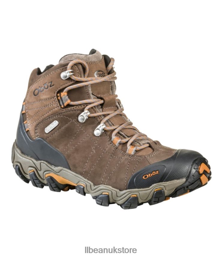 Footwear L.L.Bean Oboz Bridger Mid B-Dry Hiking Boots Sudan Men 0VRR661137
