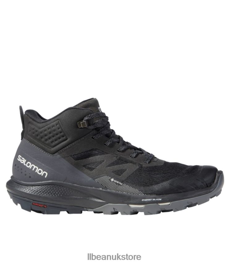 Footwear L.L.Bean Salomon Outpulse GORE-TEX Hiking Boots Black/Ebony/Vanilla Ice Men 0VRR665214