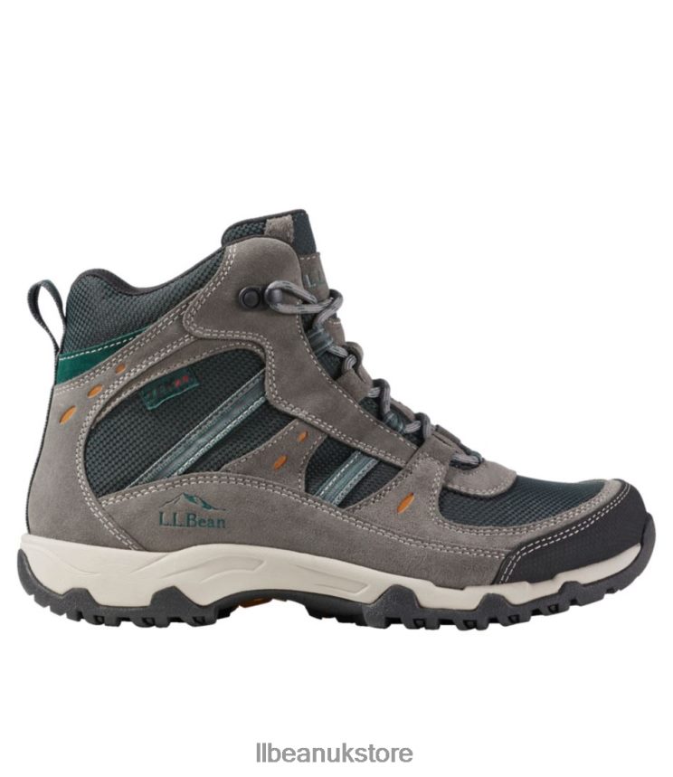 Footwear L.L.Bean Trail Model 4 Hiking Boots Asphalt/Black Forest Green Men 0VRR663769
