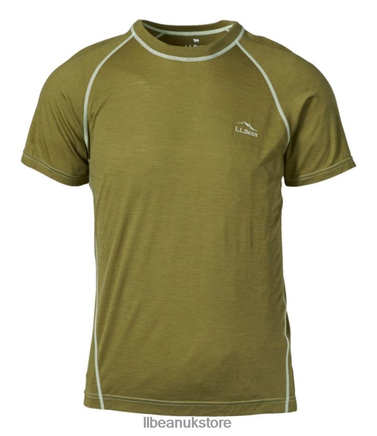 Clothing L.L.Bean Cresta Ultralight 150 Crew Top Forest Sage Men 0VRR663568
