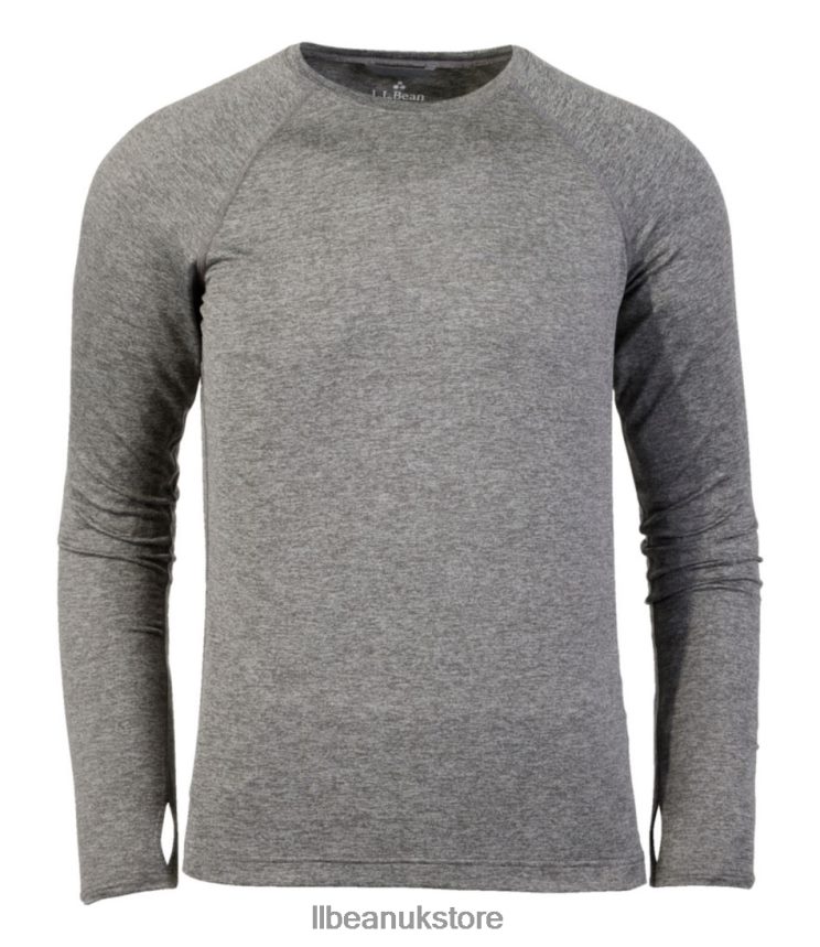 Clothing L.L.Bean Simple Soft Base Layer Graphite Heather Men 0VRR66781