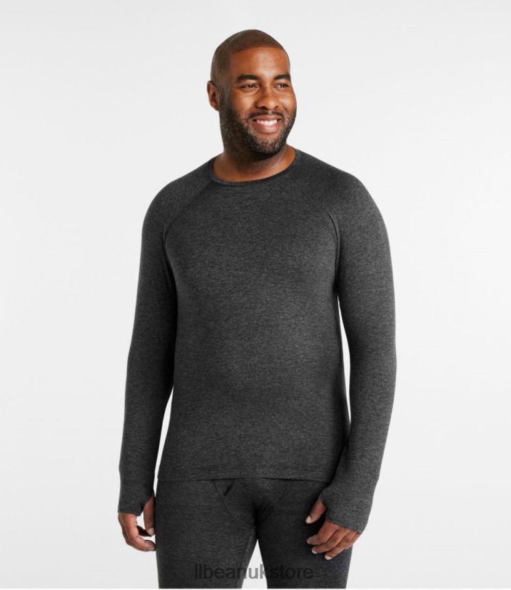 Clothing L.L.Bean Simple Soft Base Layer Graphite Heather Men 0VRR66781