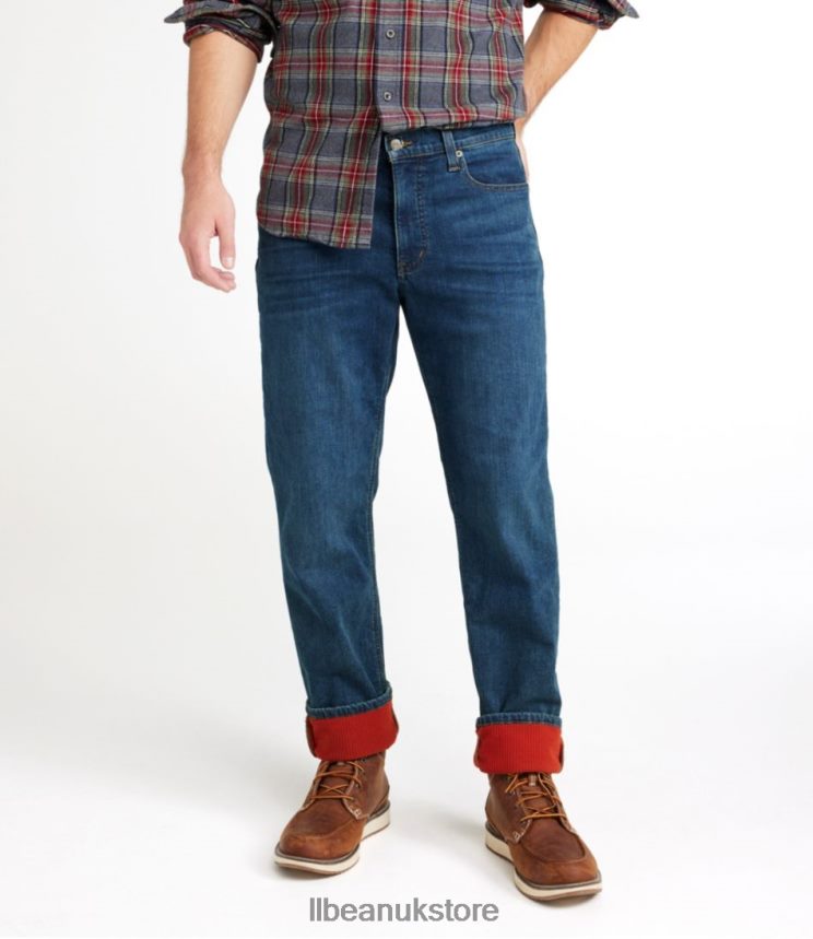 Clothing L.L.Bean BeanFlex Jeans Dark Vintage Men 0VRR66143