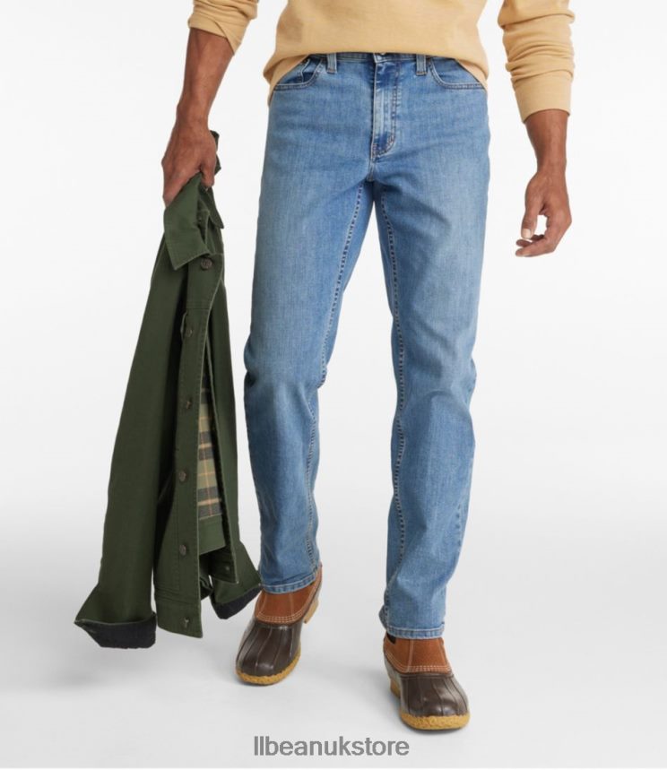Clothing L.L.Bean BeanFlex Jeans Faded Men 0VRR66212