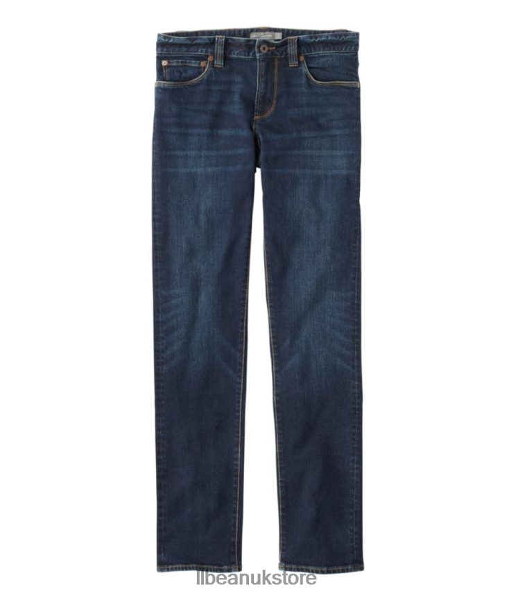 Clothing L.L.Bean Signature Five-Pocket Jeans with Stretch Deep Indigo Men 0VRR66710