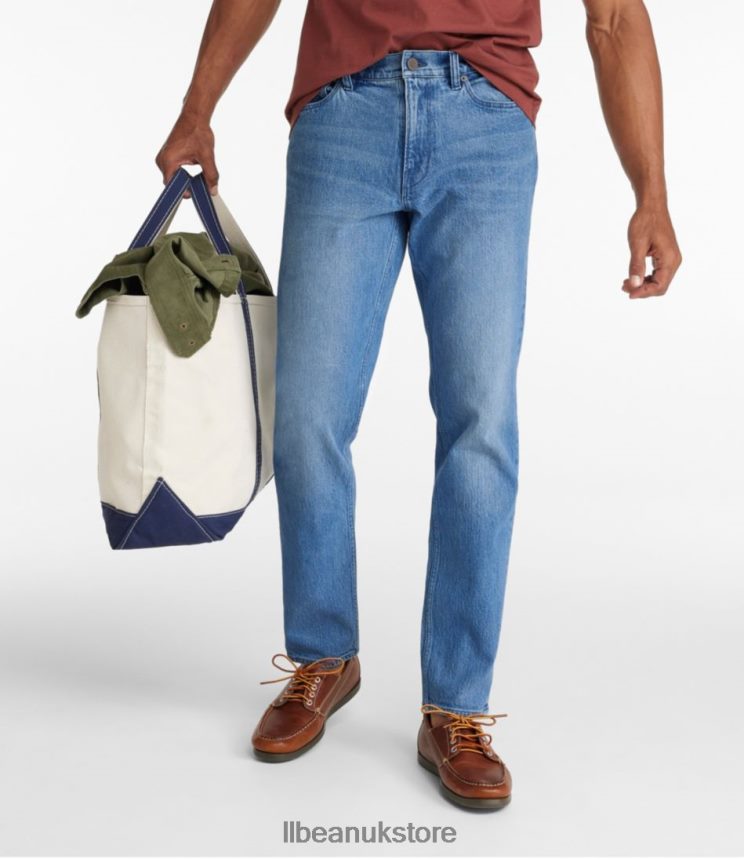 Clothing L.L.Bean Signature Heritage Denim Stonewash Light Men 0VRR663051
