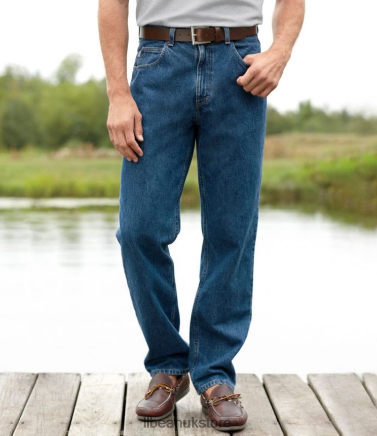 Clothing L.L.Bean x Double L Jeans Stonewashed Denim Men 0VRR663501