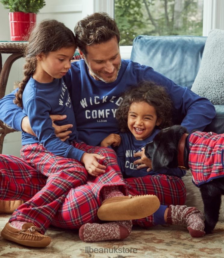 Clothing L.L.Bean Camp PJ Set Classic Navy/Enjoy the Outdoors Men 0VRR664927