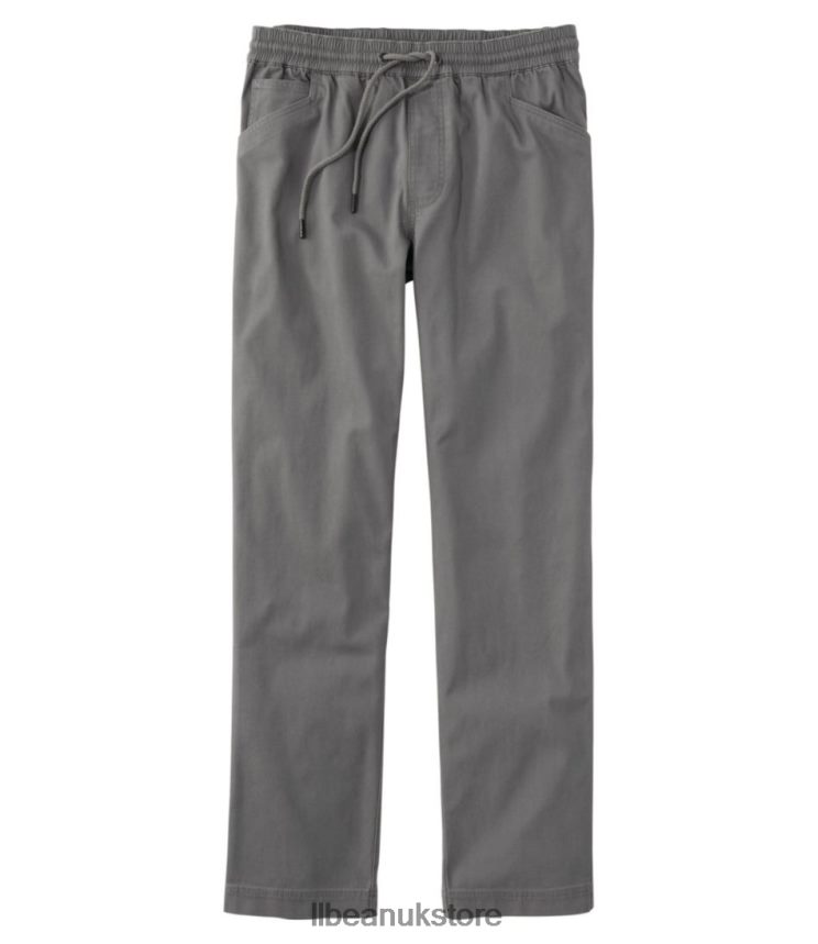 Clothing L.L.Bean BeanFlex Canvas Pants Asphalt Men 0VRR66336