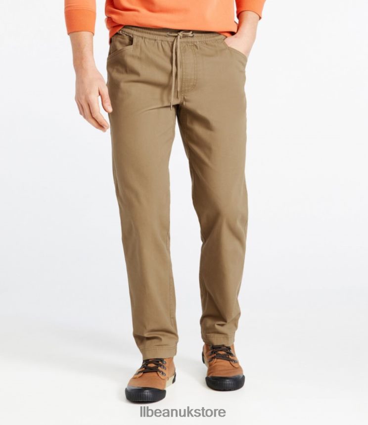 Clothing L.L.Bean BeanFlex Canvas Pants Dark Cinder Men 0VRR666973
