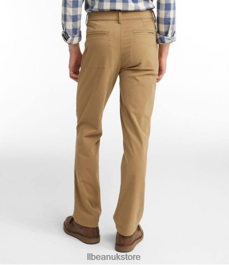 Clothing L.L.Bean Comfort Stretch Chino Pants Coal Men 0VRR664786