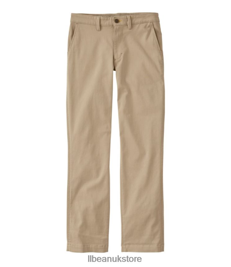 Clothing L.L.Bean Comfort Stretch Chino Pants Coastal Dune Men 0VRR66297