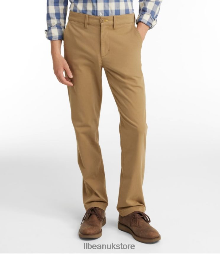 Clothing L.L.Bean Comfort Stretch Chino Pants Coastal Dune Men 0VRR66297