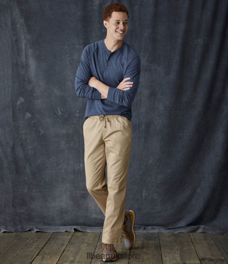 Clothing L.L.Bean Comfort Stretch Dock Pants Carbon Navy Men 0VRR665780