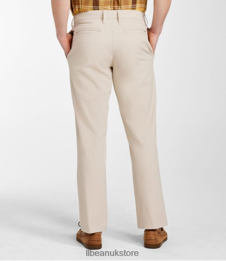 Clothing L.L.Bean Easy-Care Stretch Chinos Quarry Gray Men 0VRR665839