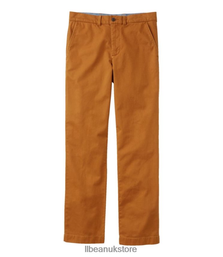 Clothing L.L.Bean Lakewashed Stretch Khakis Bronze Clay Men 0VRR663502