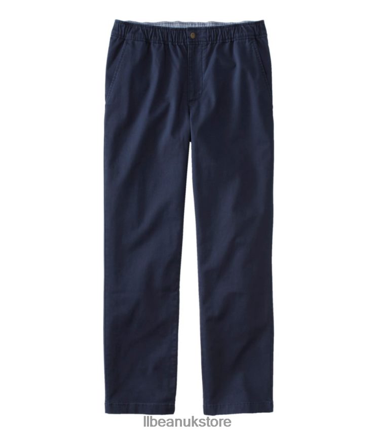 Clothing L.L.Bean Lakewashed Stretch Khakis Navy Men 0VRR665810