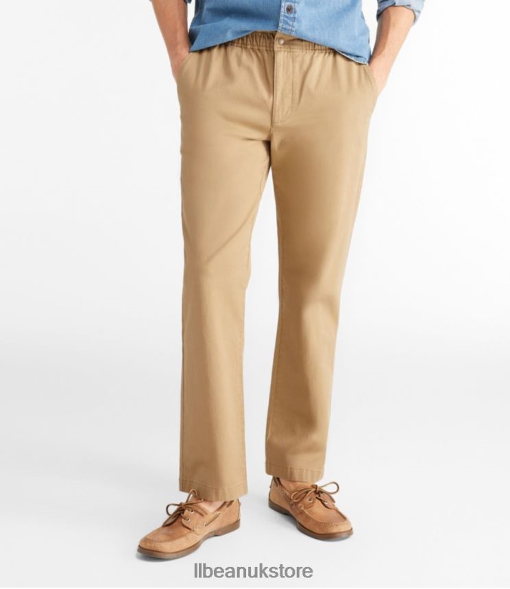 Clothing L.L.Bean Lakewashed Stretch Khakis Navy Men 0VRR665810