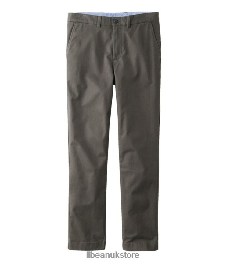 Clothing L.L.Bean Lakewashed Stretch Khakis Raven Men 0VRR666563