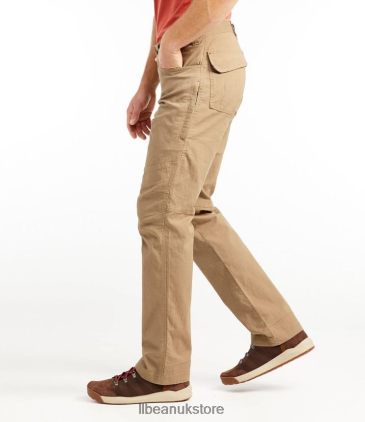Clothing L.L.Bean Riverton Pants with Stretch Wood Bark Men 0VRR664834