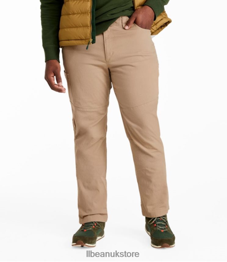 Clothing L.L.Bean Riverton Pants with Stretch Wood Bark Men 0VRR664834