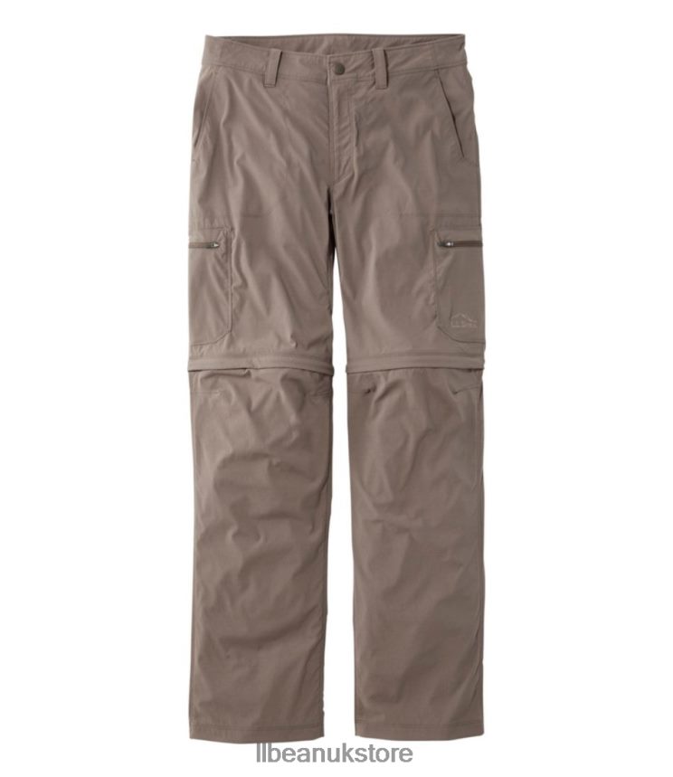 Clothing L.L.Bean Water-Resistant Cresta Hiking Zip-Off Pants Dark Cinder Men 0VRR666526