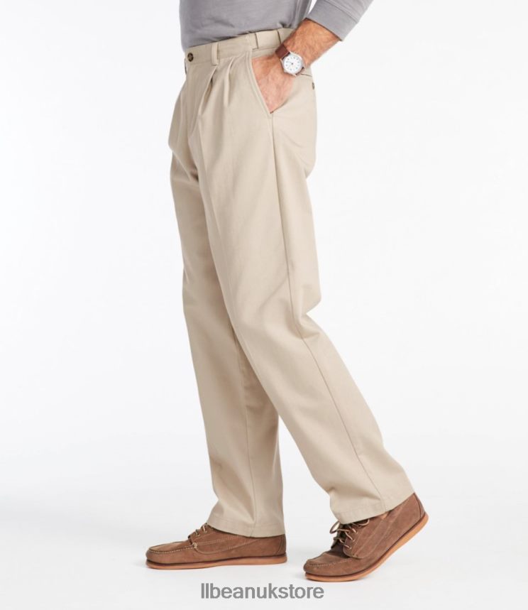 Clothing L.L.Bean x Double L Wrinkle-Free Chinos Carbon Navy Men 0VRR663488