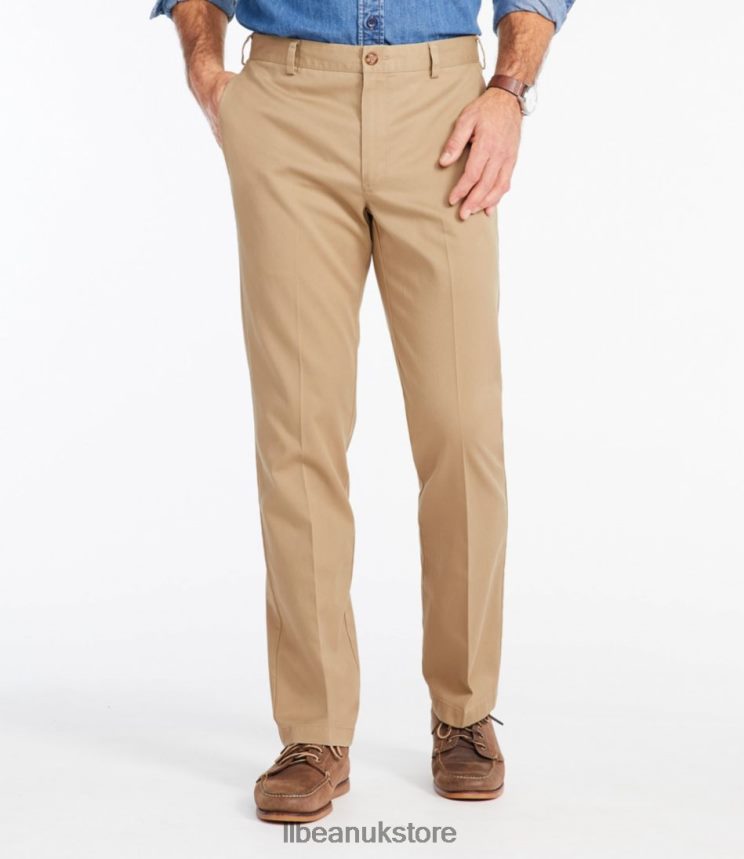 Clothing L.L.Bean x Double L Wrinkle-Free Chinos Carbon Navy Men 0VRR663512