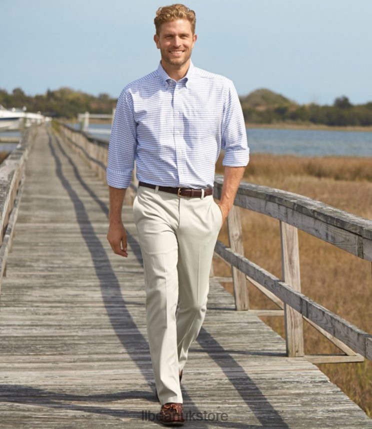 Clothing L.L.Bean x Double L Wrinkle-Free Chinos Carbon Navy Men 0VRR663512
