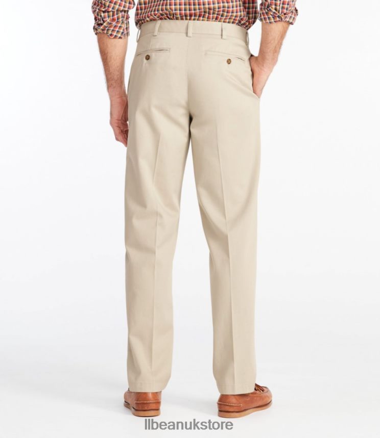 Clothing L.L.Bean x Double L Wrinkle-Free Chinos Dark Khaki Men 0VRR666625
