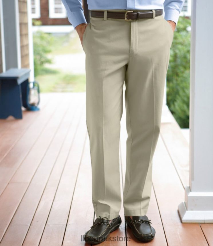 Clothing L.L.Bean x Double L Wrinkle-Free Chinos Dark Khaki Men 0VRR666625