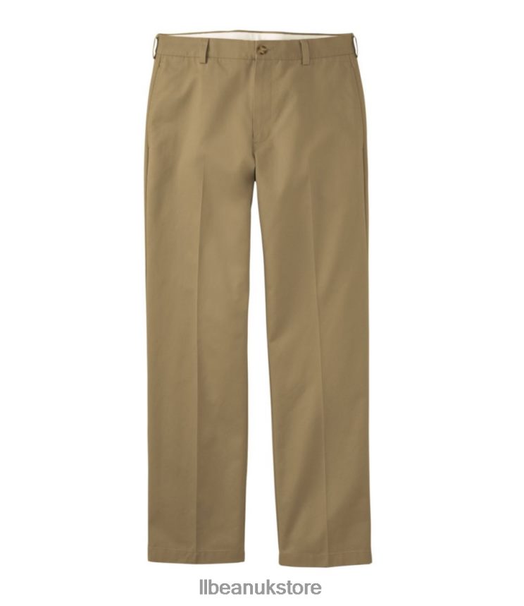 Clothing L.L.Bean x Double L Wrinkle-Free Chinos Dark Khaki Men 0VRR666626
