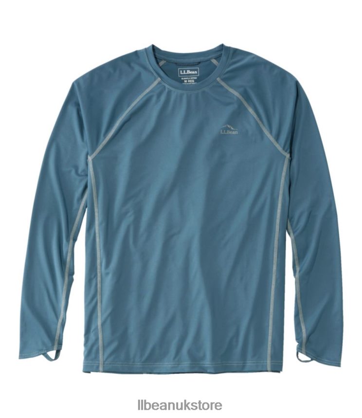 Clothing L.L.Bean Swift River Cooling Rash Guard Iron Blue Men 0VRR664738