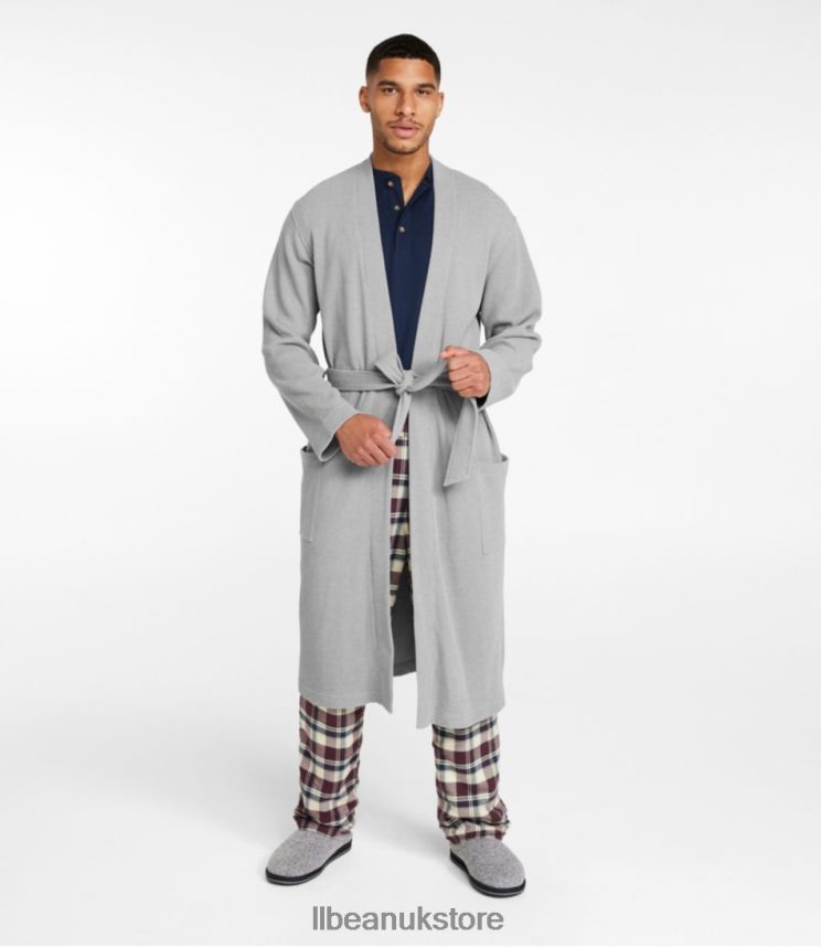 Clothing L.L.Bean Comfort Waffle Robe Deep Olive Men 0VRR665840