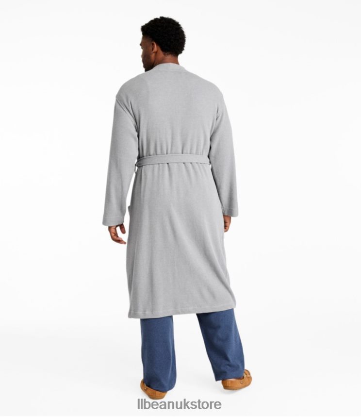 Clothing L.L.Bean Comfort Waffle Robe Rustic Green Heather Men 0VRR666540
