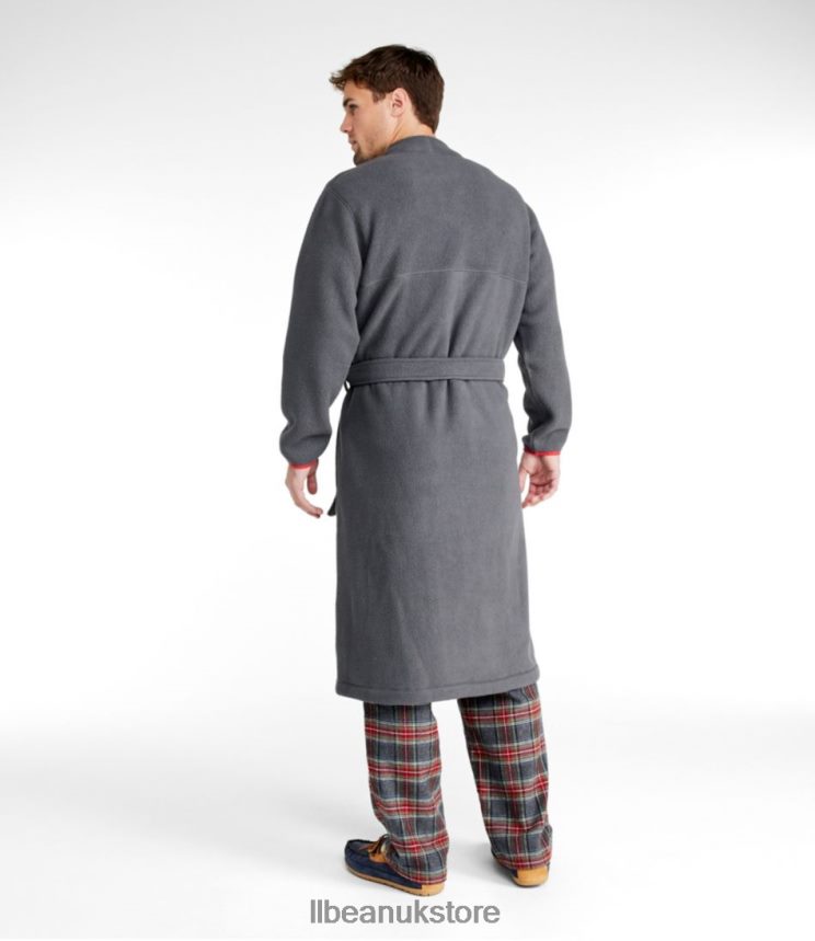 Clothing L.L.Bean Katahdin Fleece Robe Marine Blue/Navy Men 0VRR666587