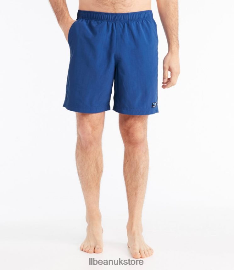 Clothing L.L.Bean Classic Supplex Sport Shorts Iron Blue Men 0VRR665779