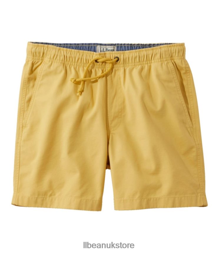 Clothing L.L.Bean Dock Shorts Light Gold Men 0VRR666486