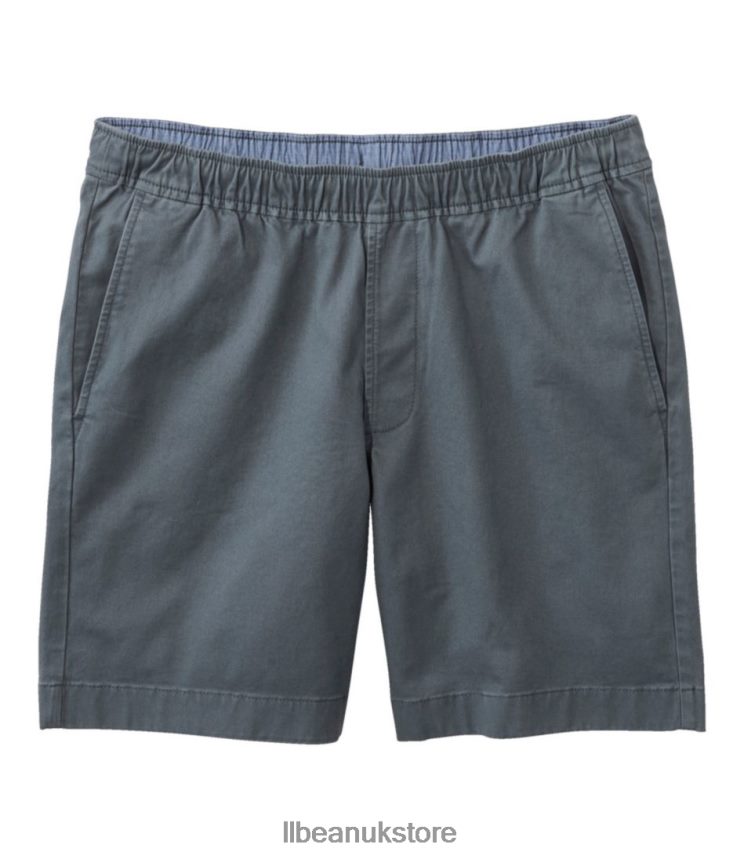 Clothing L.L.Bean Lakewashed Stretch Khaki Shorts Storm Gray Men 0VRR663133