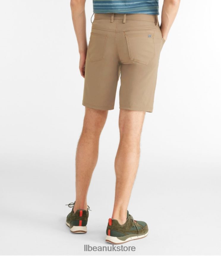 Clothing L.L.Bean Venture Stretch Five-Pocket Shorts Dark Cinder Men 0VRR666528