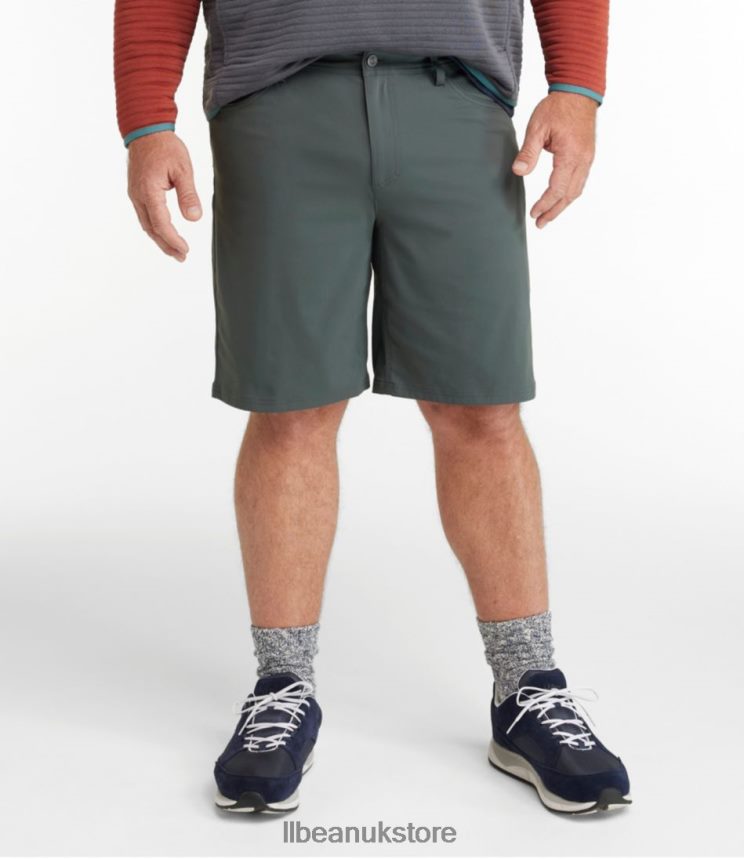 Clothing L.L.Bean Venture Stretch Five-Pocket Shorts Dark Cinder Men 0VRR666528