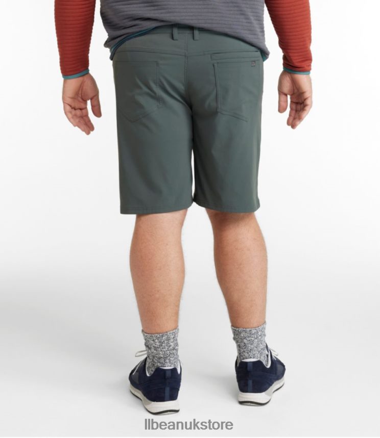 Clothing L.L.Bean Venture Stretch Five-Pocket Shorts Dark Cinder Men 0VRR666528