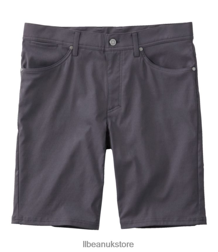 Clothing L.L.Bean Venture Stretch Five-Pocket Shorts Granite Men 0VRR66299
